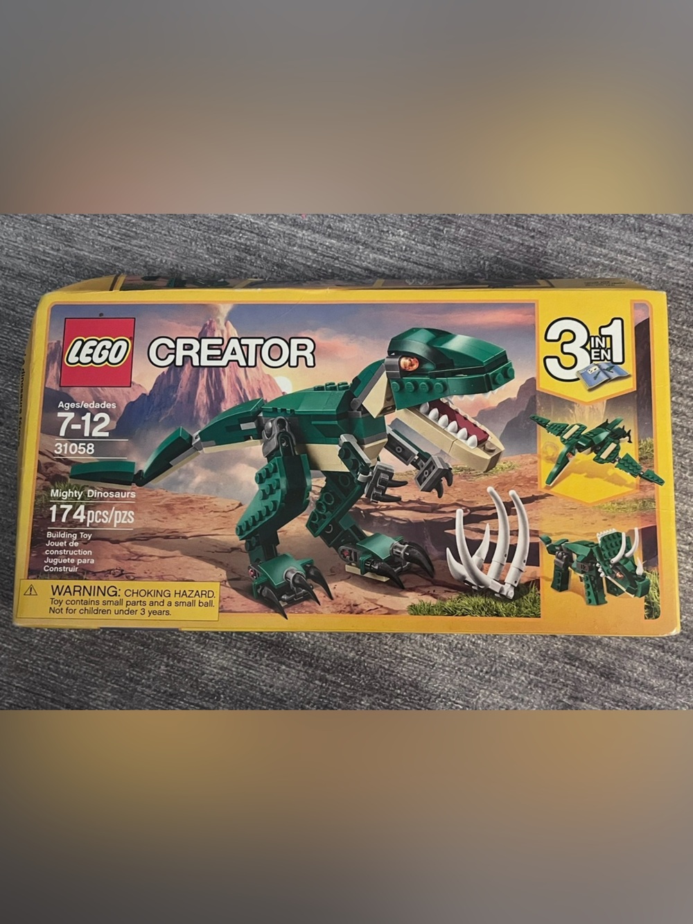Lego Creator 3 in 1 Mighty Dinosaurs 31058 New in Box